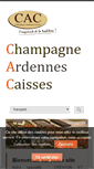 Mobile Screenshot of champagneardennescaisses.com